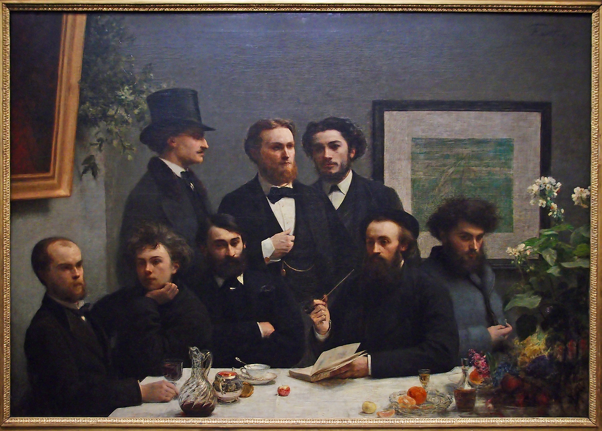  Henri Fantin-Latour (1836-1904);   By the Table  1872;   Oil on canvas; 2.2 megabytes 